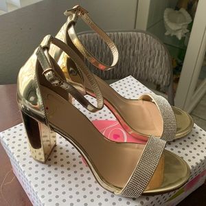 Gold heels